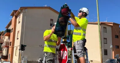 Semafori nuovi e sicurezza stradale, Menfi avvia lavori per 100 mila euro