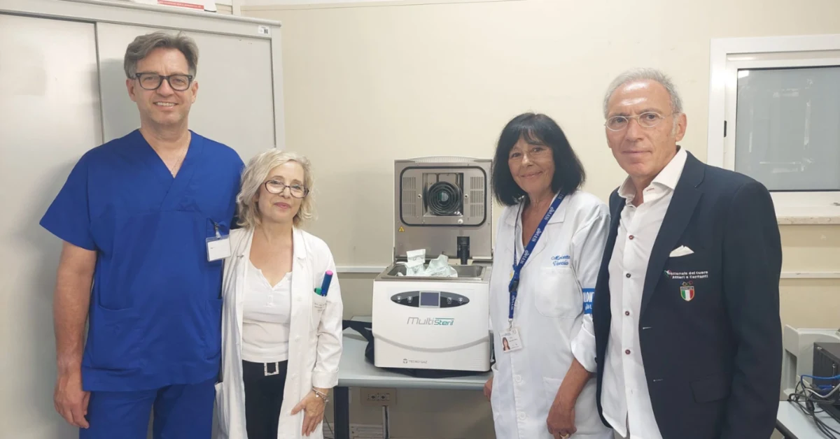 Nuova sterilizzatrice per l'Odontoiatria del poliambulatorio di Sciacca