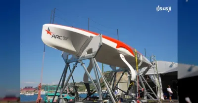 America's Cup 2027, svelato l'AC40 di American Racing Challenger a Napoli