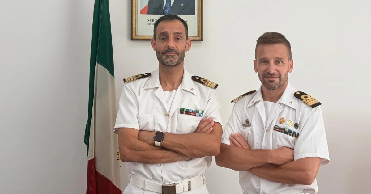 Capitano di Fregata Agazio Tedesco e Capitano di Fregata Sergio Maria Peluso