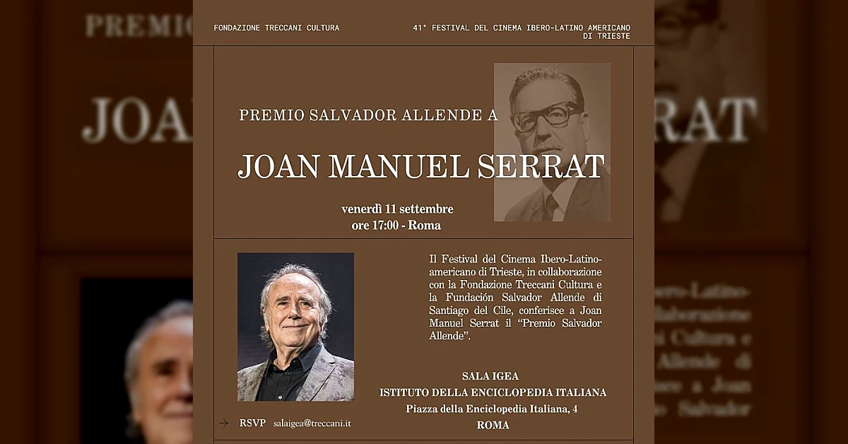 Inti-Illimani, gruppo cileno, premiati da Treccani per l'ingresso nella Enciclopedia della Musica Contemporanea