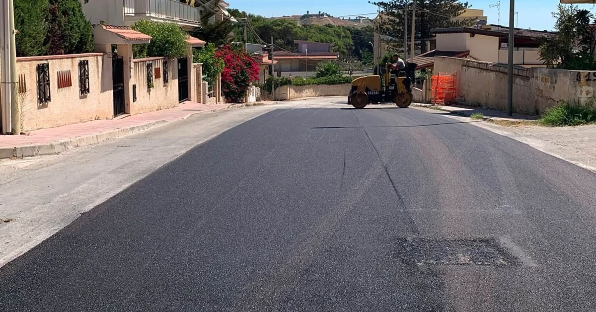 Strade dissestate a Ribera: lavori di asfaltatura a Seccagrande e piano da un milione di euro