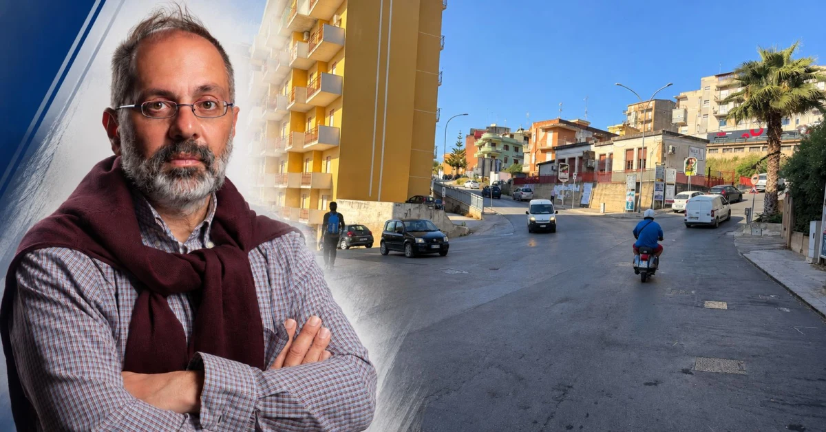 Giuseppe Ambrogio e il sindaco discutono della rotonda in via Amendola a Perriera