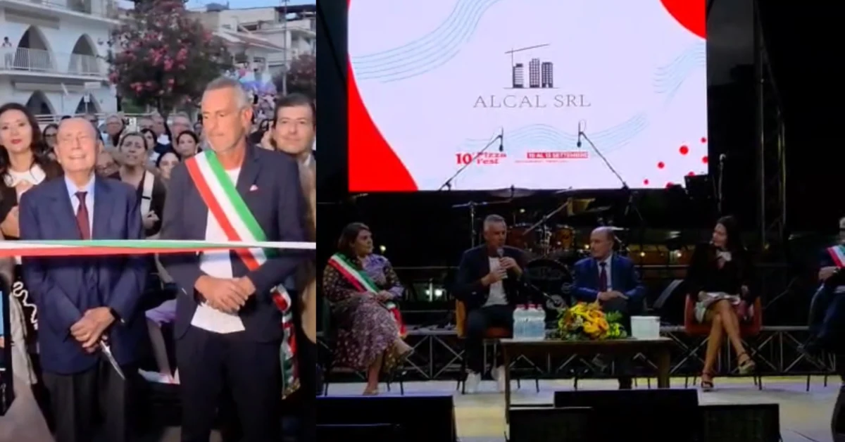 Schifani sul palco inaugurale del Pizza Fest a Seccagrande, decima edizione
