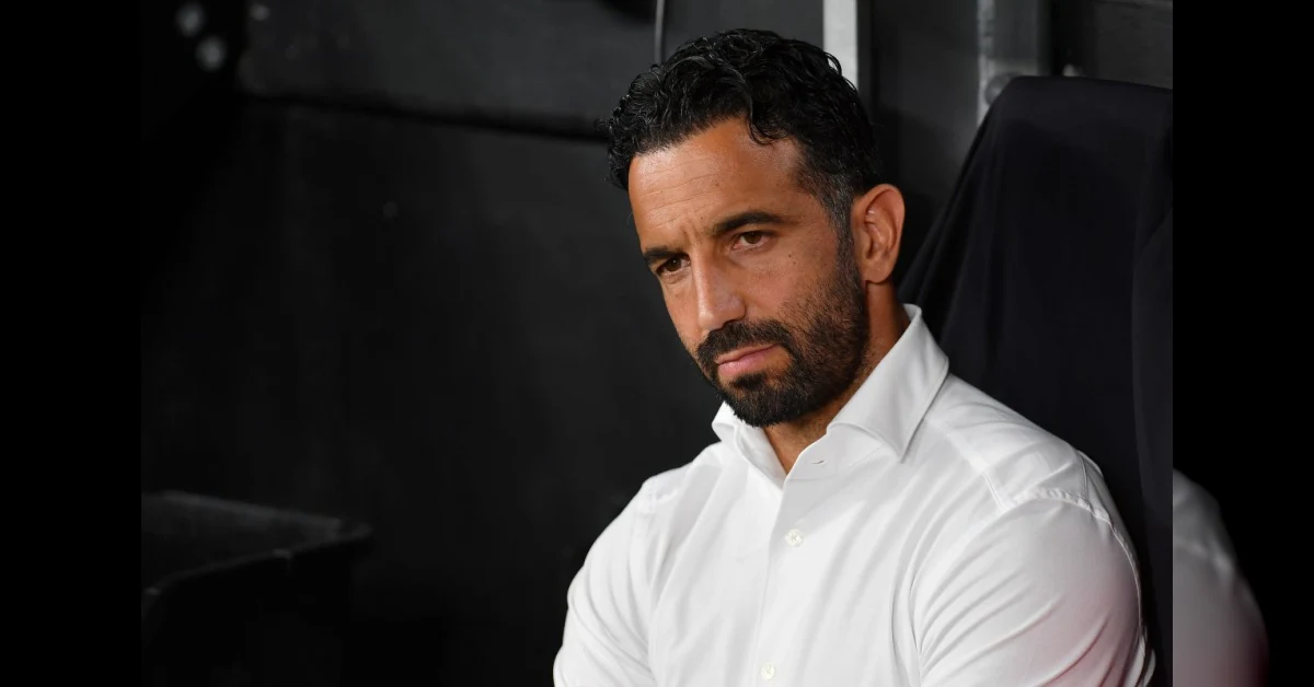 Ruben Amorim, allenatore del Milan, in conferenza stampa alla vigilia di Lazio-Milan