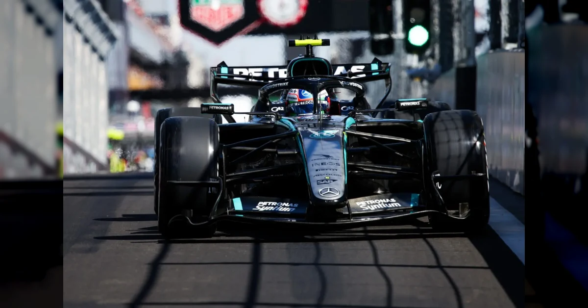 Andrea Kimi Antonelli esulta sul podio del Gran Premio di Spagna 2026 a Madrid dopo la vittoria in Formula 1
