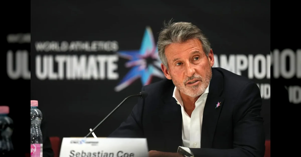 Logo World Athletics con sfondo di una pista di atletica, simbolo dell'assegnazione dei Mondiali 2029 a Nairobi e 2031 a Monaco