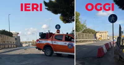 Si torna al doppio senso di marcia sul ponte tra via Lioni e via Cappuccini, terzo cambio in pochi giorni (Video)