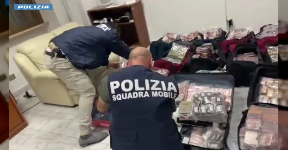 Sequestro di 414 kg di hashish a Guidonia: trolley pieni di droga e arresto di un 29enne albanese