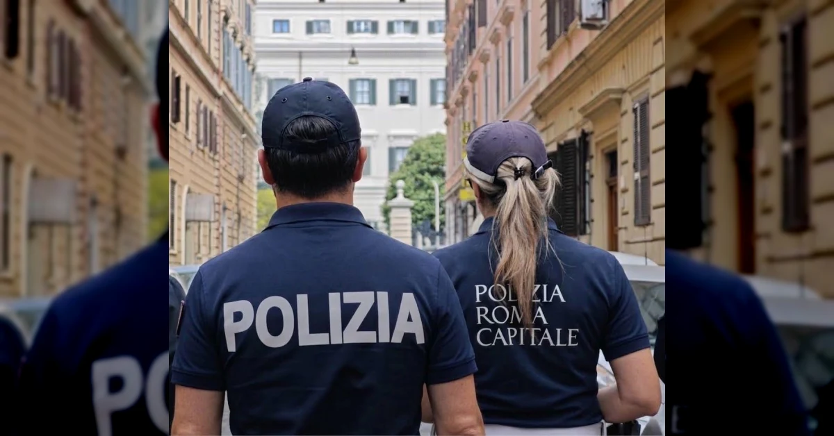 Agenti di Polizia controllano esercizi commerciali a Roma durante operazione con 40 negozi ispezionati e sanzioni