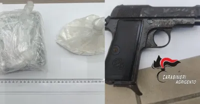 Armi clandestine e 1,8 chili di cocaina, un arresto a Casteltermini