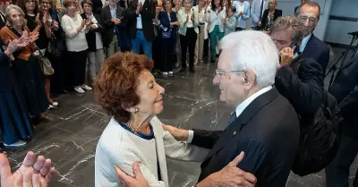 Mattarella a Linate incontra i familiari delle vittime della strage dell'8 ottobre 2001