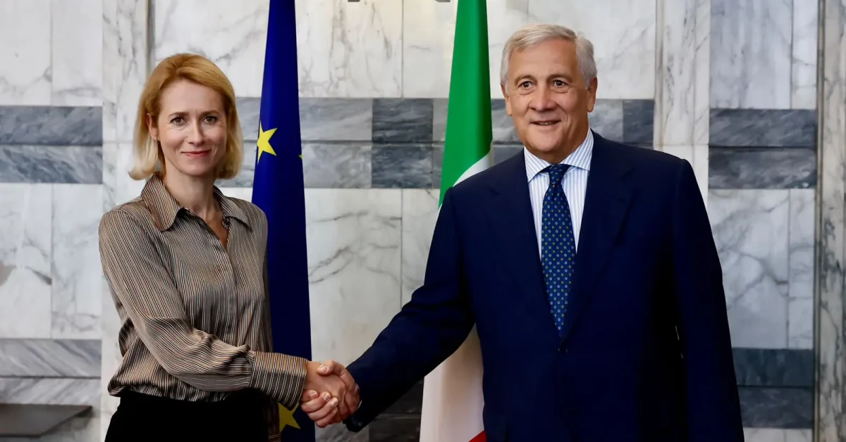 Antonio Tajani incontra Kaja Kallas alla Farnesina per discutere ASPIDES e sicurezza nel Mar Rosso