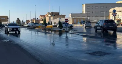Sciacca città allagata, nuove perdite nella rete e Aica opera con una sola squadra