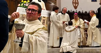 Laurea e lavoro al Ministero della Giustizia per Paolo Arena prima di abbracciare la fede, il 18 ottobre celebrerà messa a Sciacca