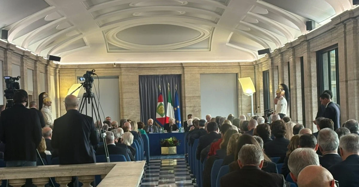 Presentazione del libro di Giovanni Pitruzzella sull'Europa alla Corte costituzionale con Mattarella e Amoroso