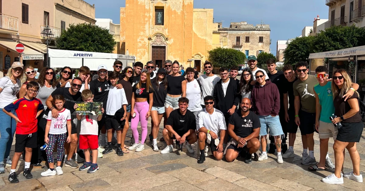 Atleti di CrossFit in gara a Favignana durante Inside the Island