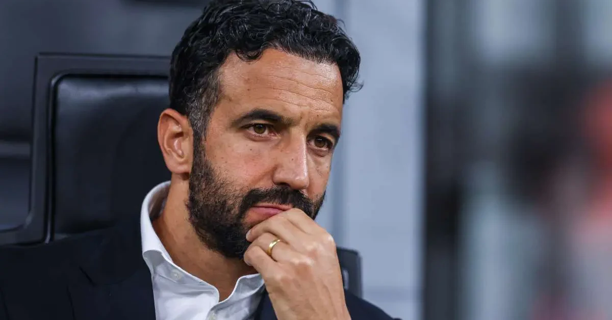 Ruben Amorim, allenatore del Milan, in conferenza stampa alla vigilia di Salisburgo-Milan di Europa League