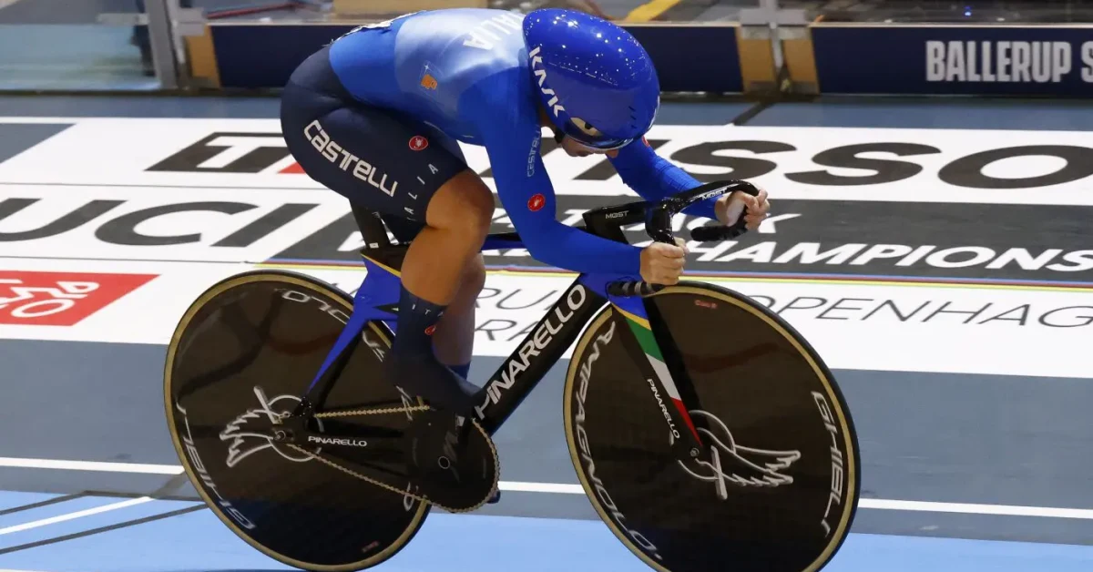 Jonathan Milan frantuma il record del mondo nell'inseguimento ai Mondiali di Shanghai