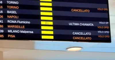 Aeroporto di Palermo, oltre dieci voli cancellati per un’anomalia ai sistemi Enav