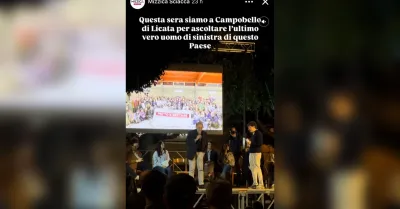 Mizzica da Bersani per ascoltare "l'ultimo vero uomo di sinistra"