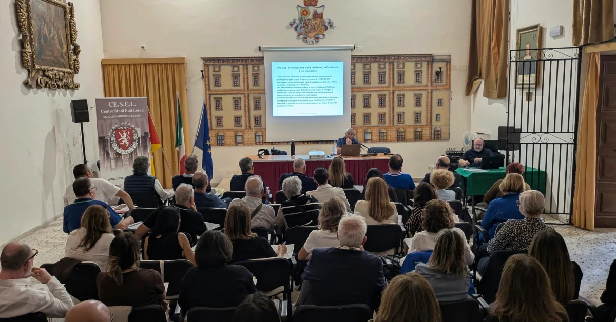 A Sciacca il Meeting nazionale dei messi notificatori, focus sulle novità normative e sulla Pec