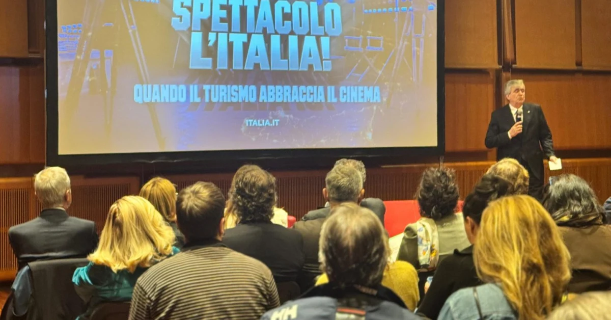 Il Ministro del Turismo Gianmarco Mazzi presenta i film turismo alla Festa del Cinema di Roma