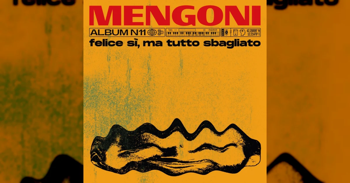 Copertina album Marco Mengoni felice sì, ma tutto sbagliato in uscita l'11 dicembre