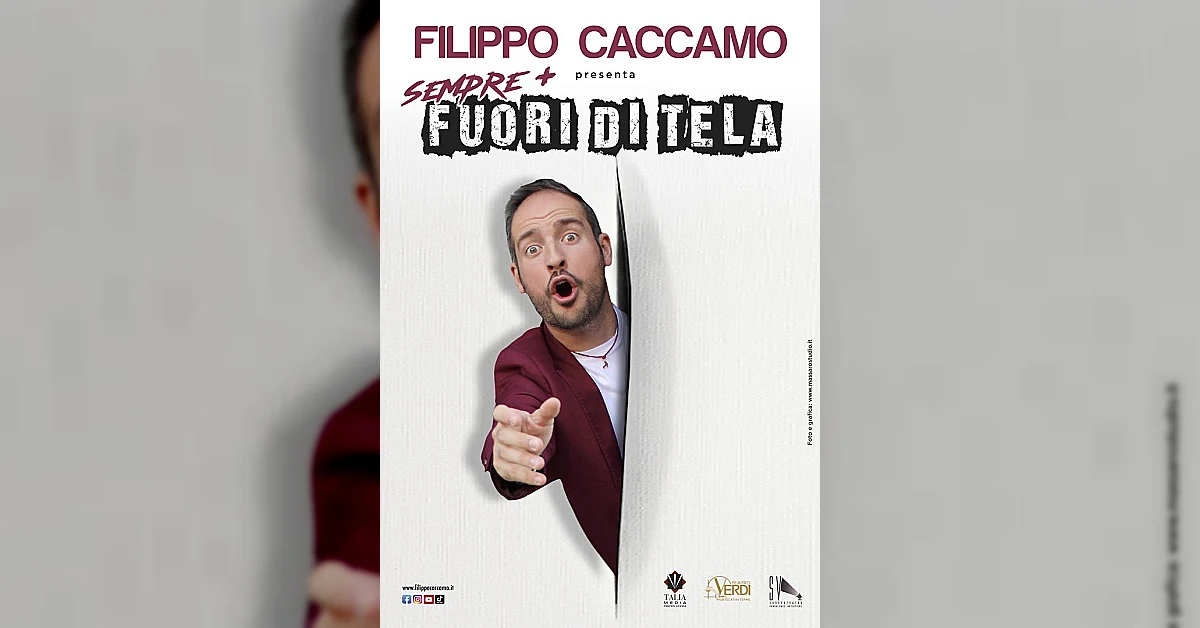 Filippo Caccamo sul palco di Fuori di Tela, nuovo tour con 30 date e chiusura al Teatro Arcimboldi