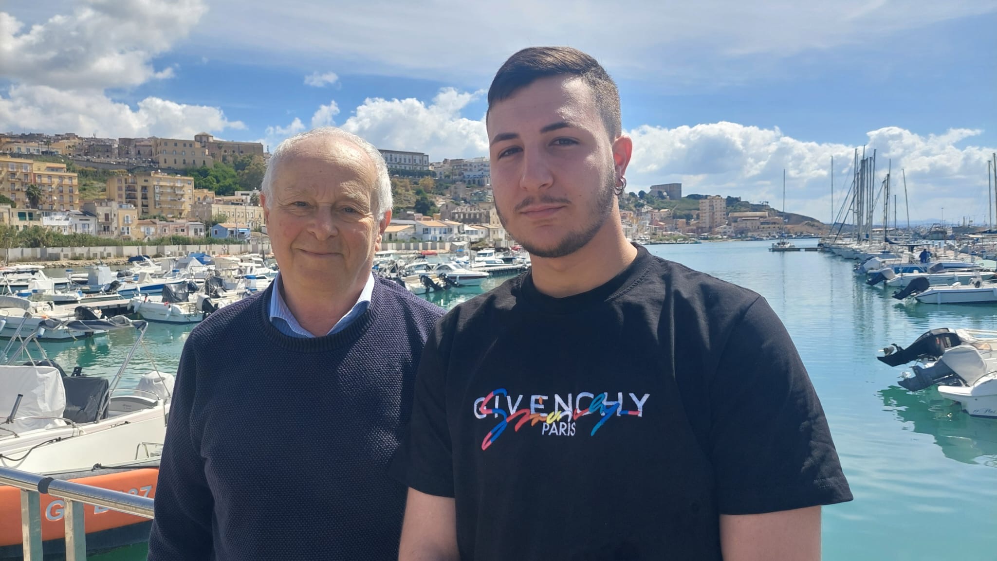 Domenica di saluti per il nocchiere di Sciacca Guardino diretto a La Spezia sulla Amerigo Vespucci (Video)