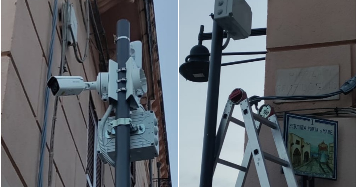 Stop a liti e lancio di bottiglie, collocate le telecamere in piazza  Campidoglio a Sciacca