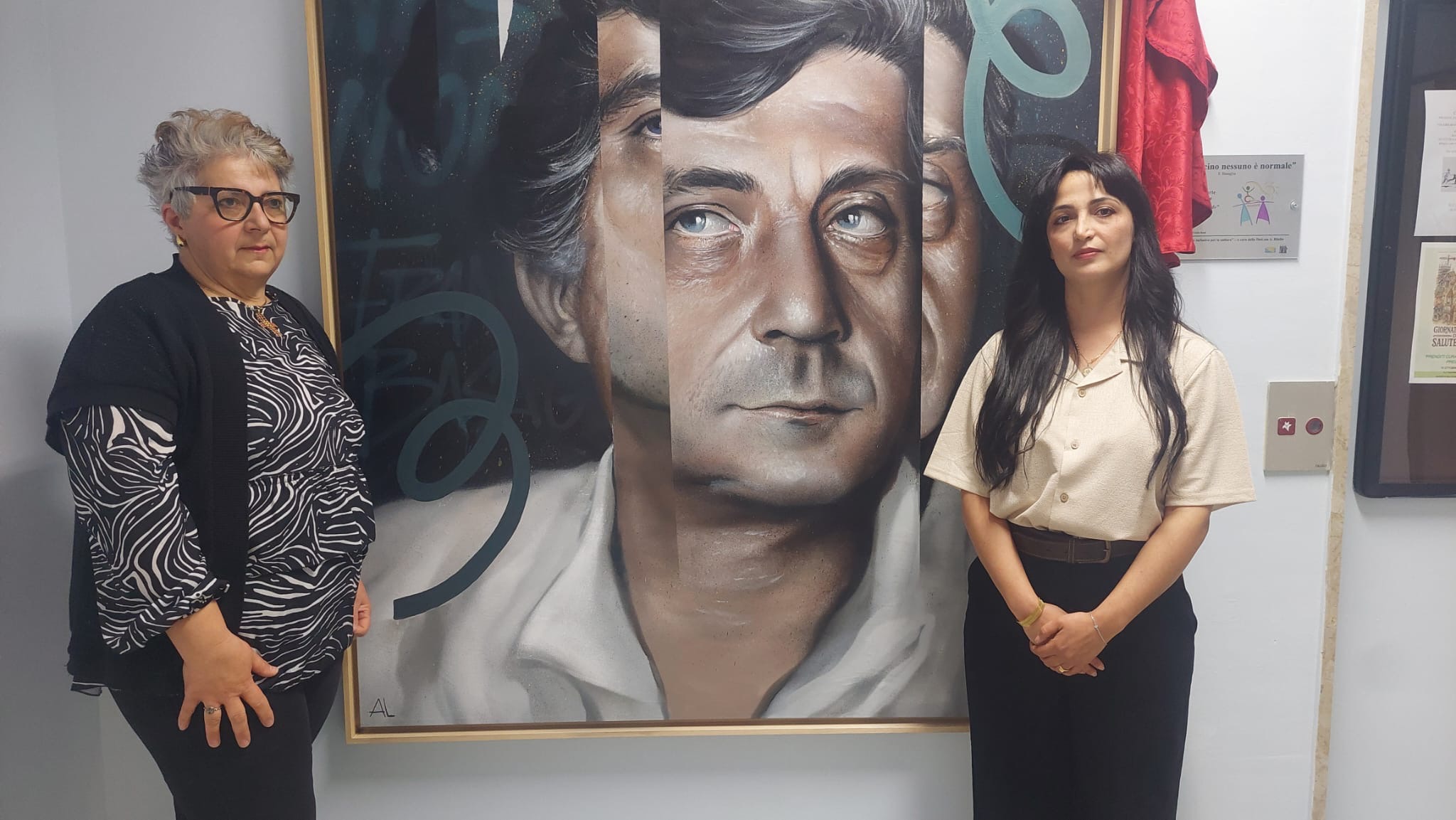 Sciacca, un’opera di Rosk donata da Crescere Insieme al Centro di salute mentale da (Video)