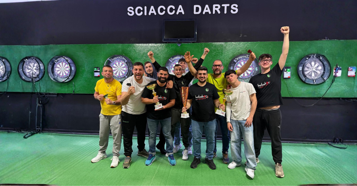 Trionfo dello Sciacca Darts a Modica nel doppio