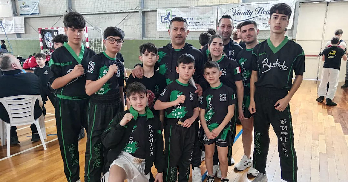 Pioggia di medaglie per Bushido Team di Sciacca protagonista ad Alcamo