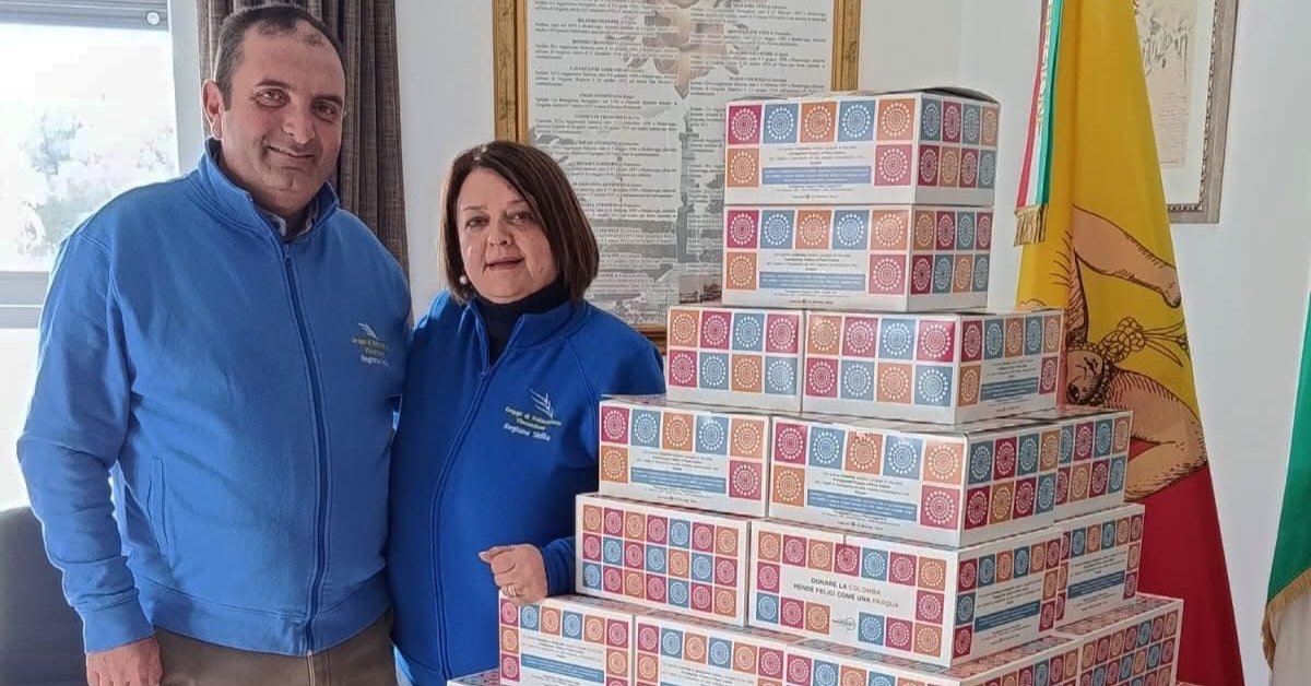 Colombe solidali a Montevago, un gesto concreto di solidarietà