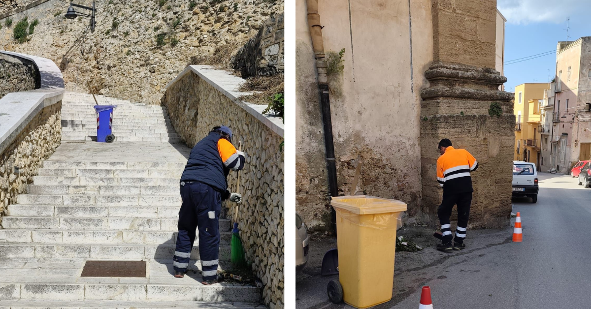 Scerbatura a Sciacca, squadre al lavoro e interventi programmati
