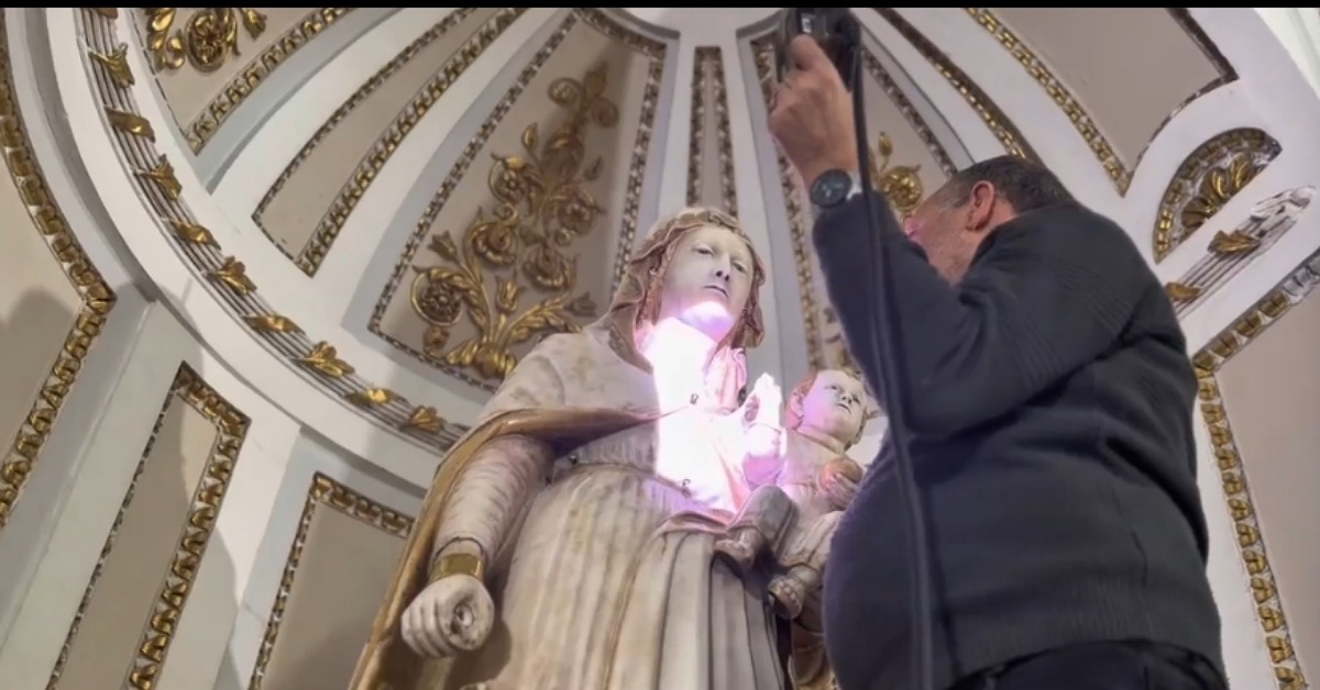 Scansione 3D sulla statua della Madonna del Soccorso, sarà realizzata una copia per lo spettacolo "Samballetta" (Video)
