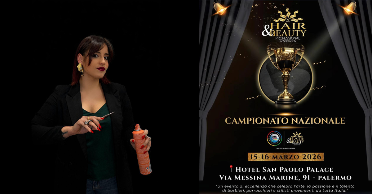 Monica Ardizzone di Sciacca al Campionato nazionale Hair & Beauty
