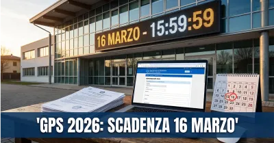 Graduatorie GPS 2026: Scadenza il 16 Marzo, Tutte le Novità e Come Evitare l'Esclusione