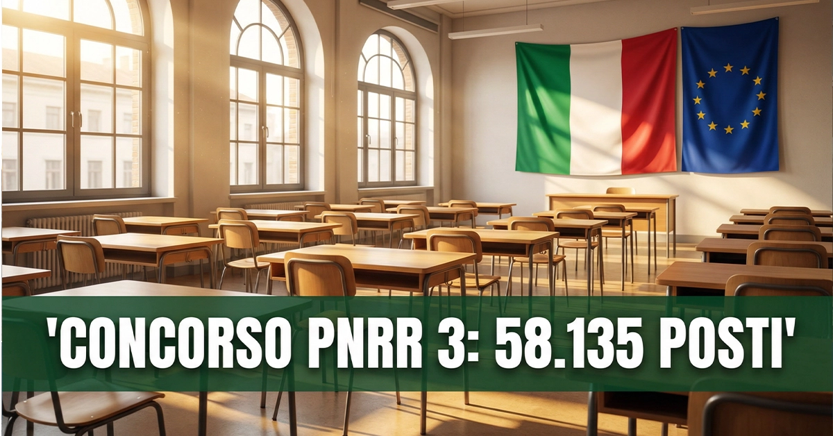 Concorso Docenti PNRR 3: Confermata la Chiusura al 30 Giugno 2026 per 58.135 Posti