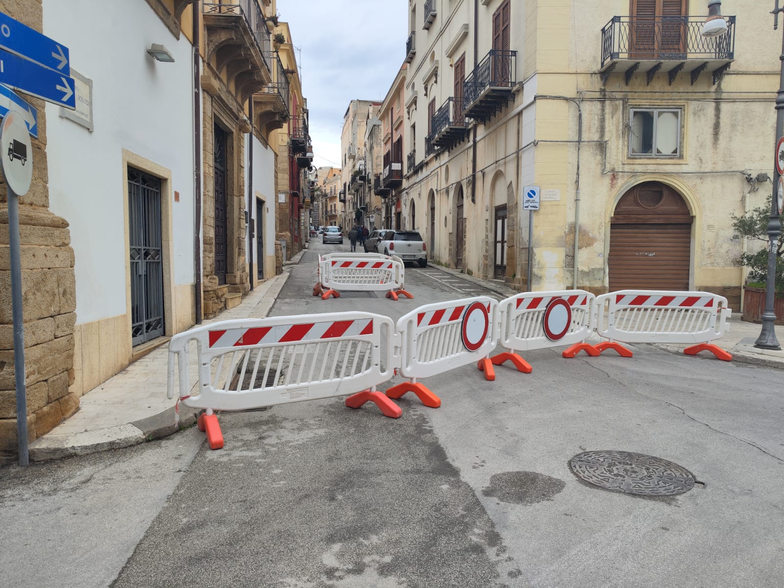 Sciacca, chiusura via Gerardi: intervento Tim e pronta diffida