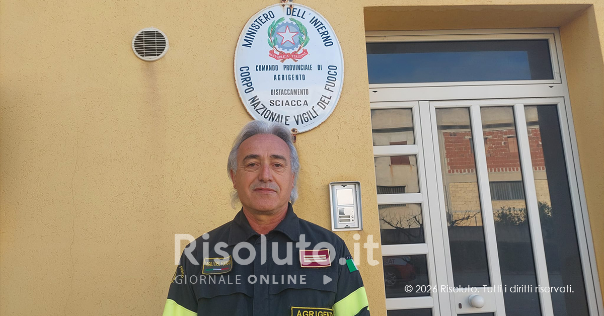 Alba lascia la guida dei Vigili del Fuoco di Sciacca, in congedo dopo 35 anni di attività (Video)