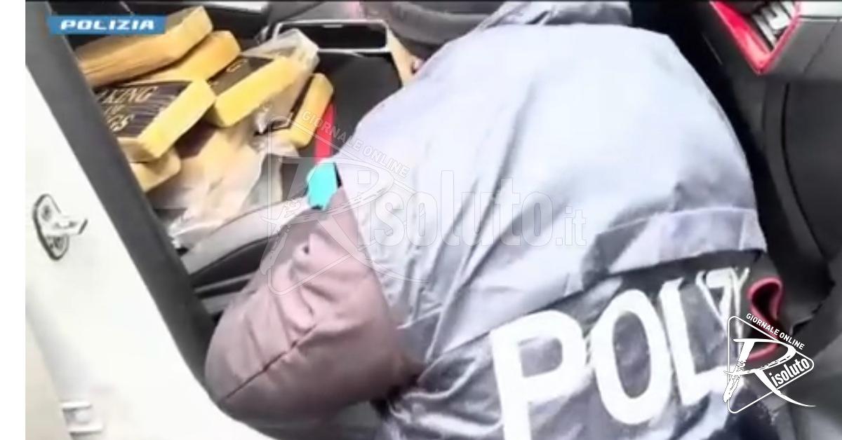 Catania, inseguimento e maxi sequestro di cocaina: arrestato corriere di 35 anni