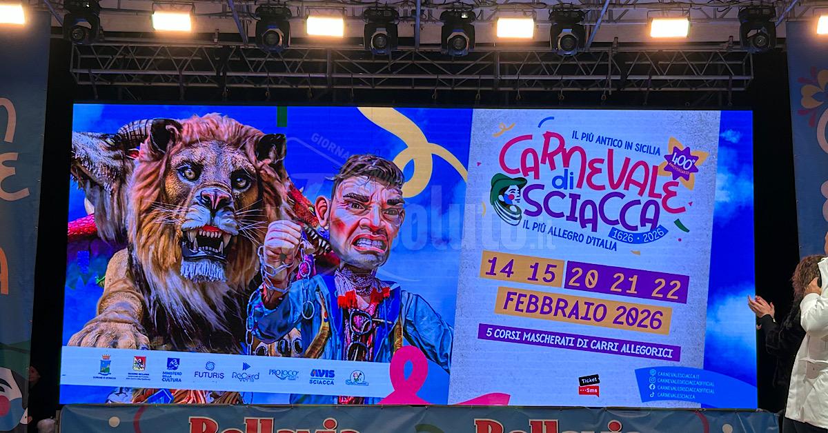 Carnevale di Sciacca 2026, venerdì la presentazione ufficiale alla stampa