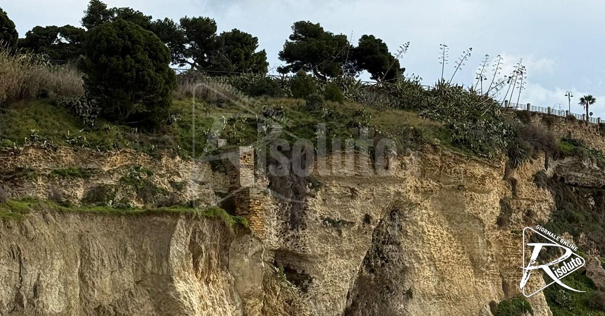 Cedimento a Coda della Volpe, i tecnici: “Nessun pericolo sul belvedere delle Terme” (Video)
