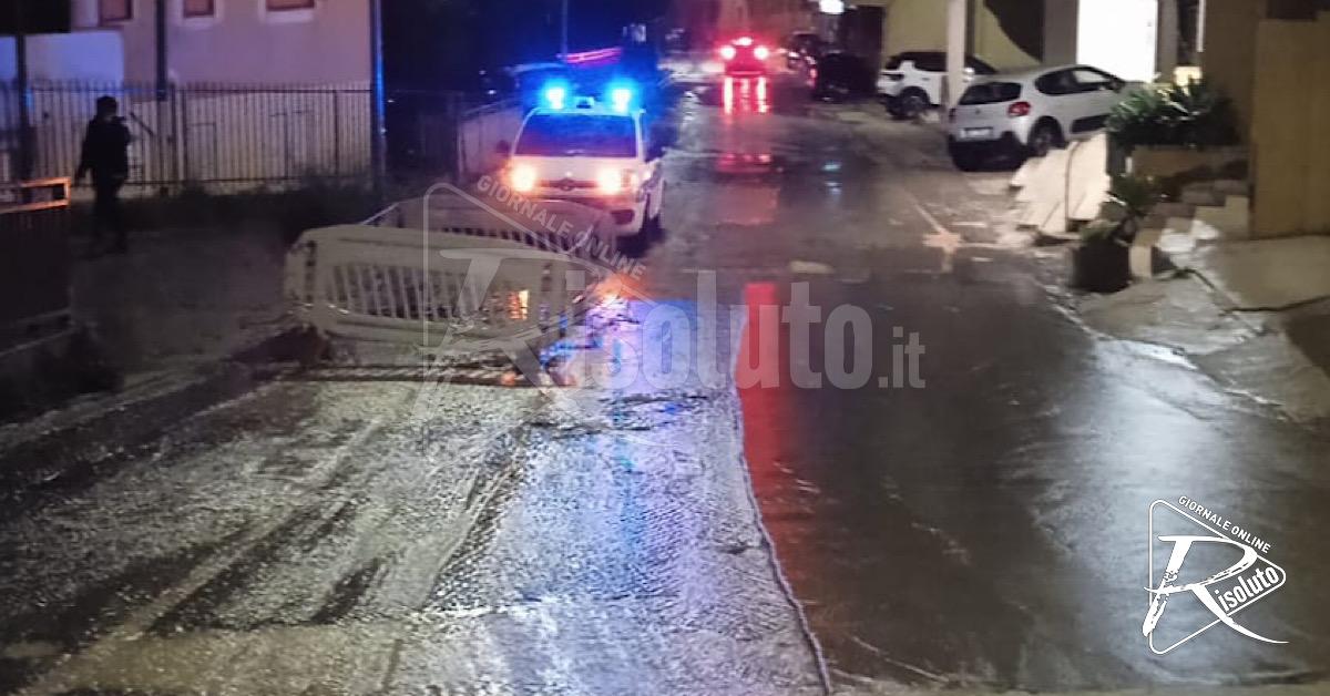 Sciacca, dopo le piogge nuovo cedimento in via Amendola