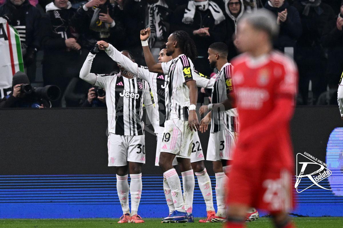 La Juve regola il Benfica grazie a McKennie e Thuram e si assicura i playoff