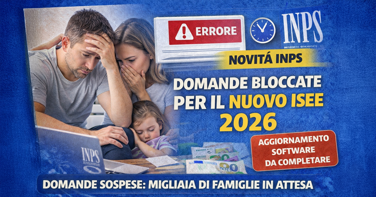 Assegno di Inclusione e bonus bloccati: INPS congela le domande in attesa del nuovo ISEE