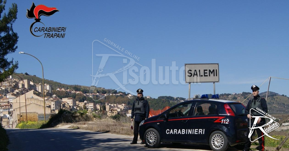 Ruba l’incasso al datore di lavoro,  intervento dei carabinieri a Salemi