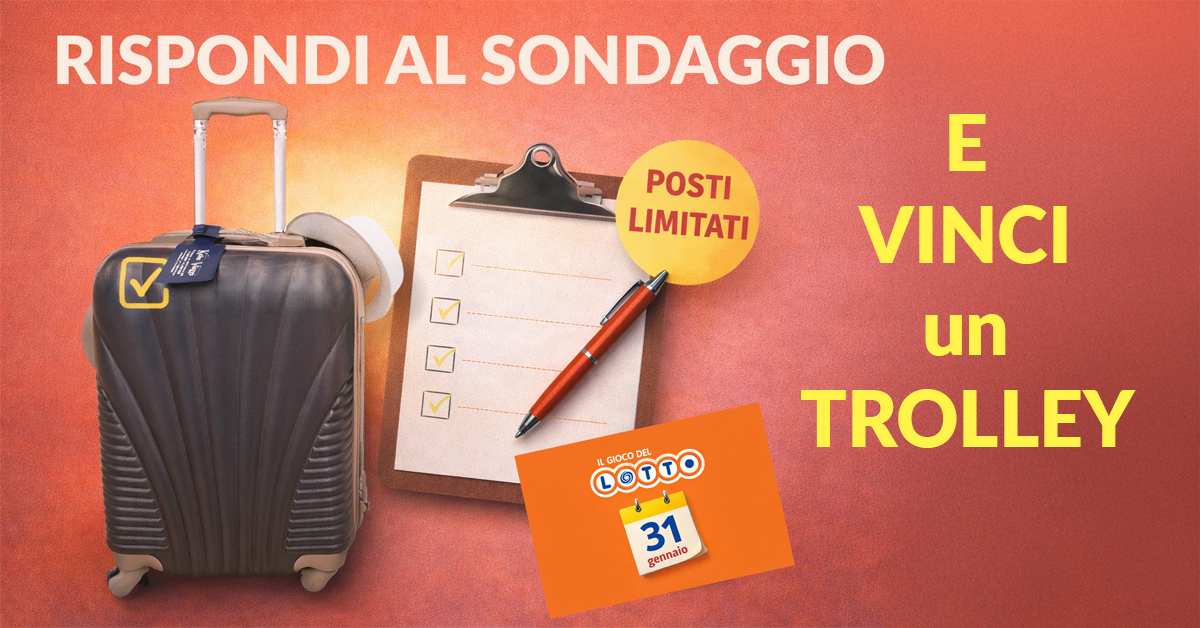 Come sta cambiando il modo di viaggiare: partecipa al sondaggio e prova a vincere un trolley da cabina
